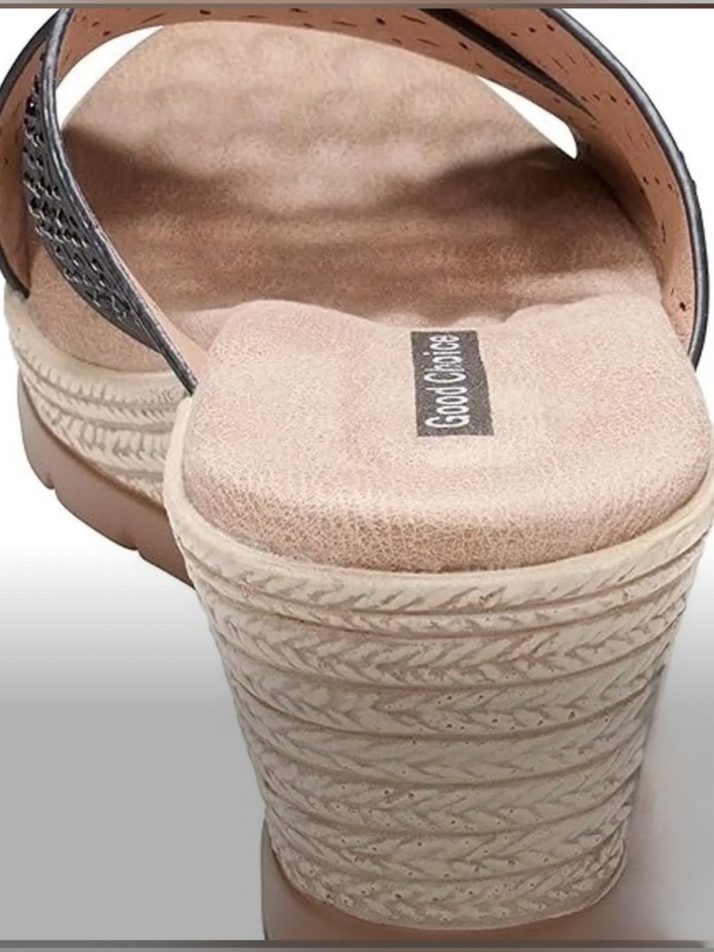 GC Shoes Women's Malia
Embellished Wedge Sandals, Black Size 7 - G.C. Shoes NIB - Picture 5 of 11